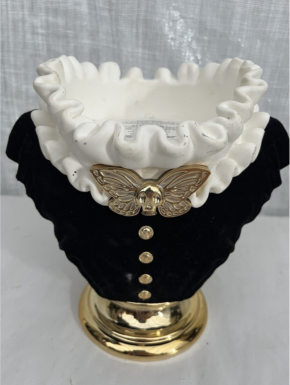 Bath & Body Works Gothic Headless Vampire Madam Bust Candle Holder Maid